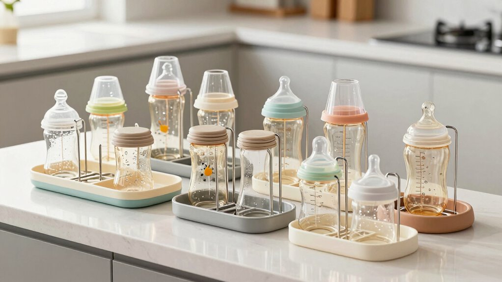 baby bottle drying racks