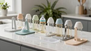 compact baby bottle racks