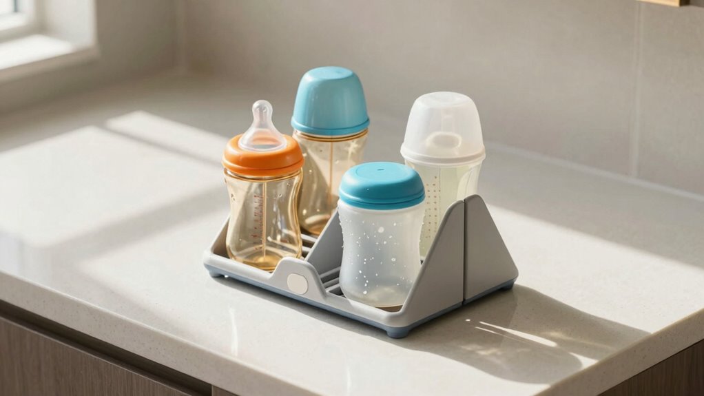 compact baby bottle racks