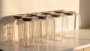 convenient spill proof formula pitchers