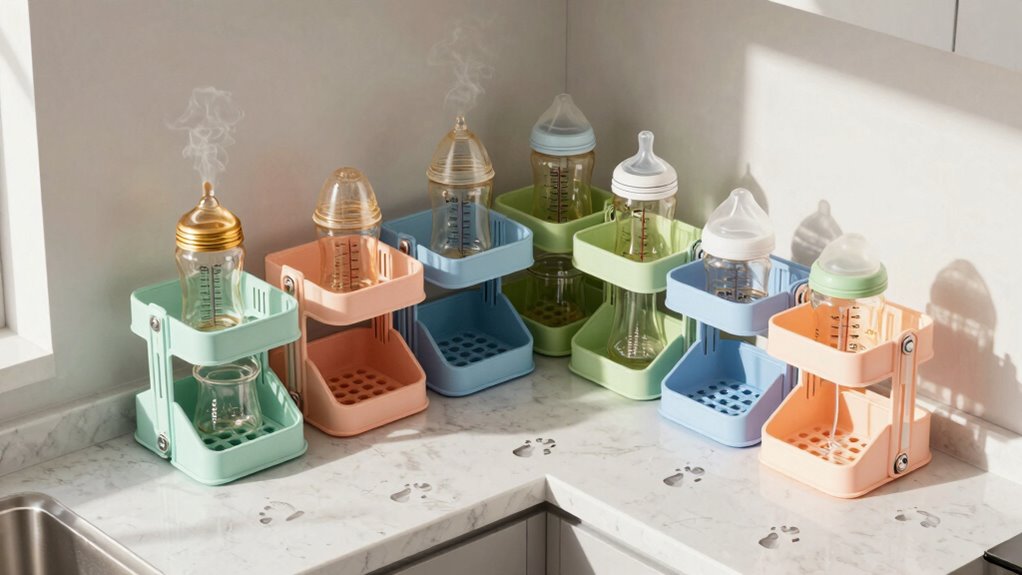 foldable baby bottle drying racks