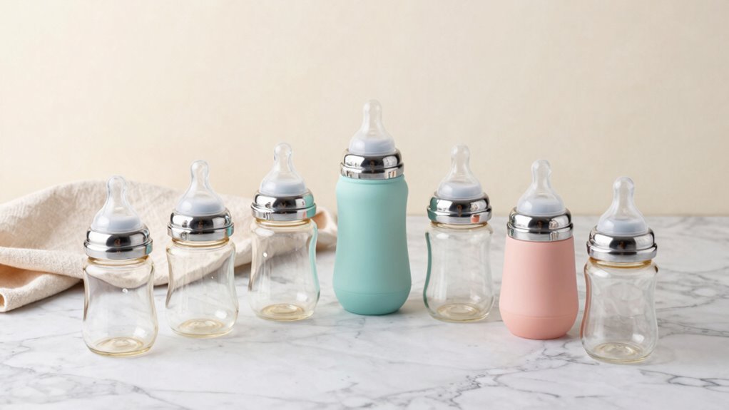 glass baby bottle sets