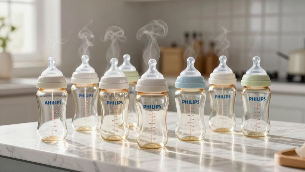 philips avent glass bottles