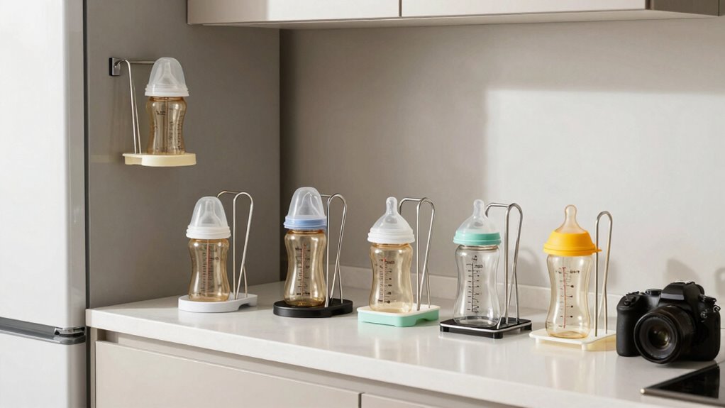 space saving baby bottle racks