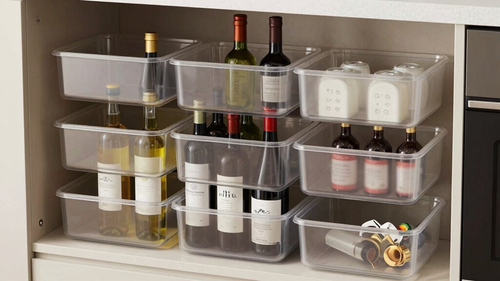 stackable bottle storage solutions