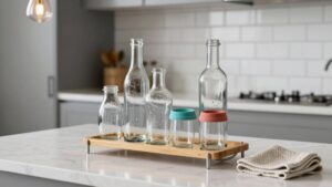 stylish countertop bottle dryer