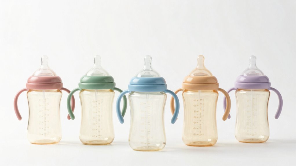 top wide neck bottle handles